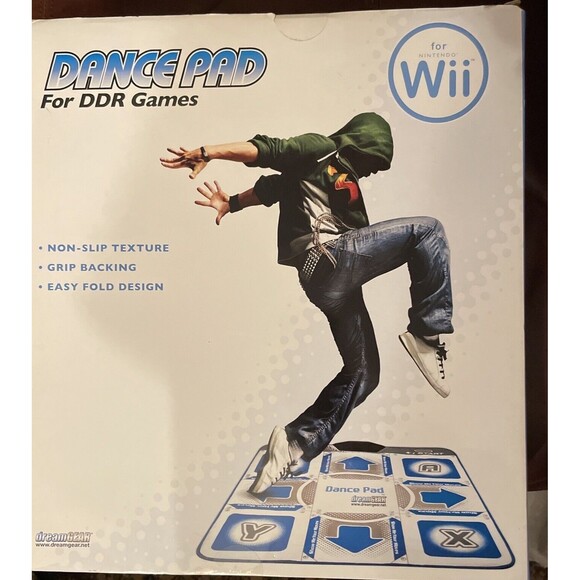 New In Box***DREAMGEAR DANCE PAD MAT FOR NINTENDO WII DDR Games